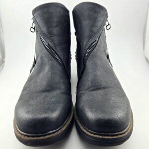 ✨ Muk Luks Ranya Ankle Boots | Women’s Size 8 | Stud Strap Detail | Faux Leather